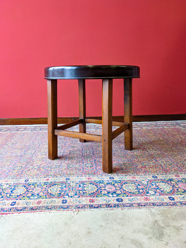 Vintage Bakelite Circular Pub Table / Coffee Table
