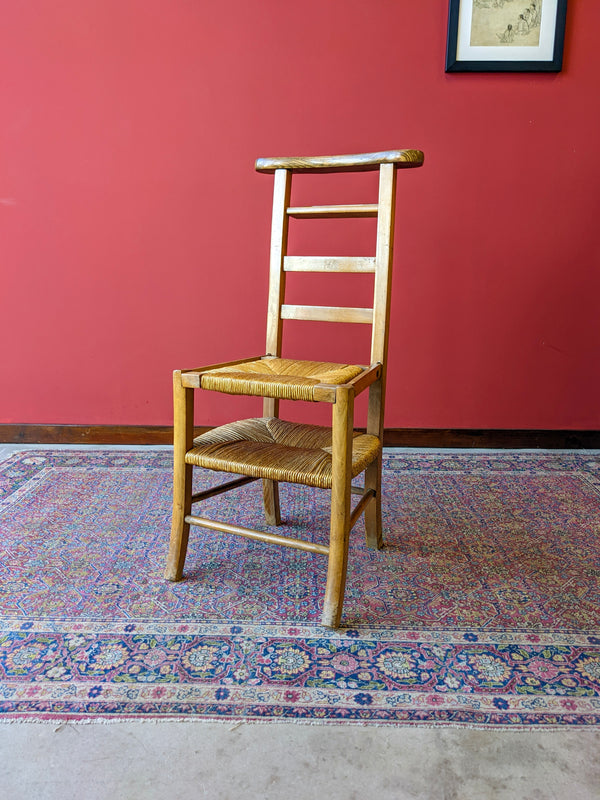 Antique Edwardian Oak Metamorphic Prayer Chair / Prie Dieu