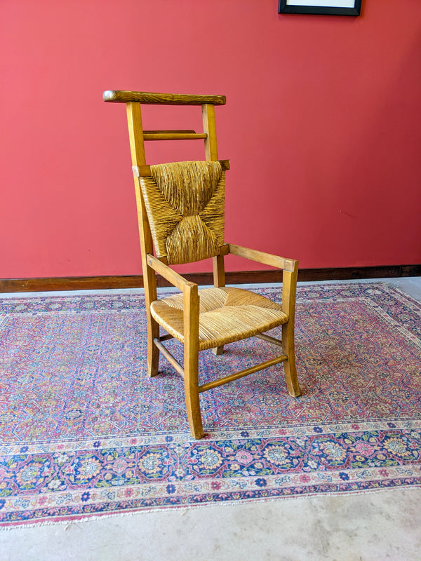 Antique Edwardian Oak Metamorphic Prayer Chair / Prie Dieu