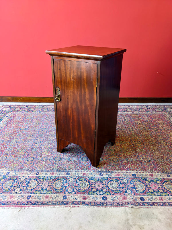 Antique Edwardian Mahogany Pot Cupboard / Bedside Cabinet