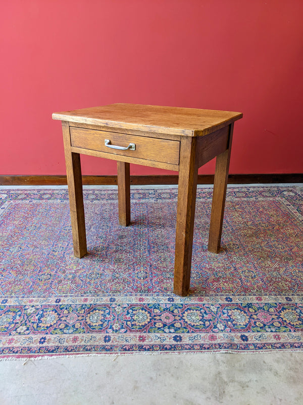 Mid Century Single Drawer Side Table / Bedside Table