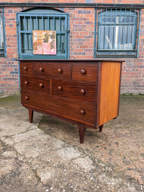Mid Century Teak Chest of Drawers / Small Sideboard by Younger