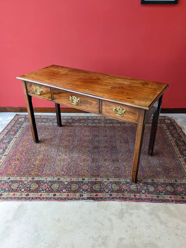 Antique Georgian Mahogany Console / Hall Table / Desk / Sideboard