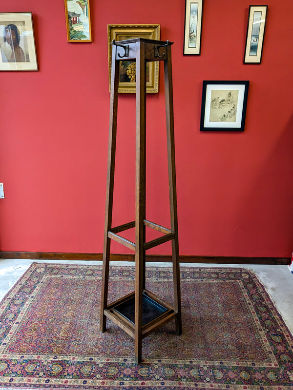 Antique Oak Freestanding Coat Stand / Stick Stand Circa 1920’s