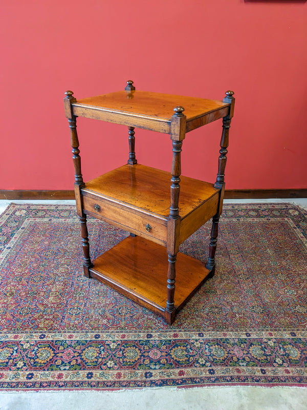Antique Georgian Mahogany Buffet Stand / Whatnot / Hall Table