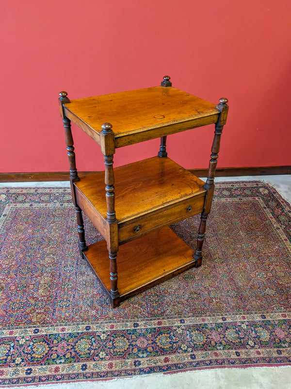 Antique Georgian Mahogany Buffet Stand / Whatnot / Hall Table