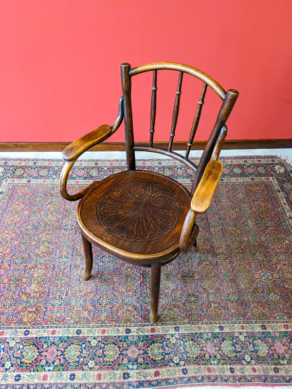 Antique Thonet Bentwood Chair / Armchair Circa 1900