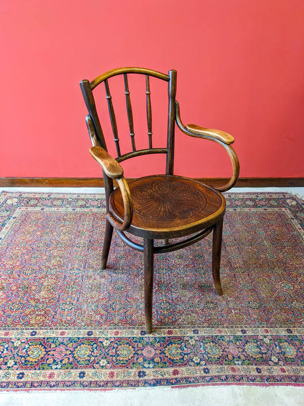 Antique Thonet Bentwood Chair / Armchair Circa 1900