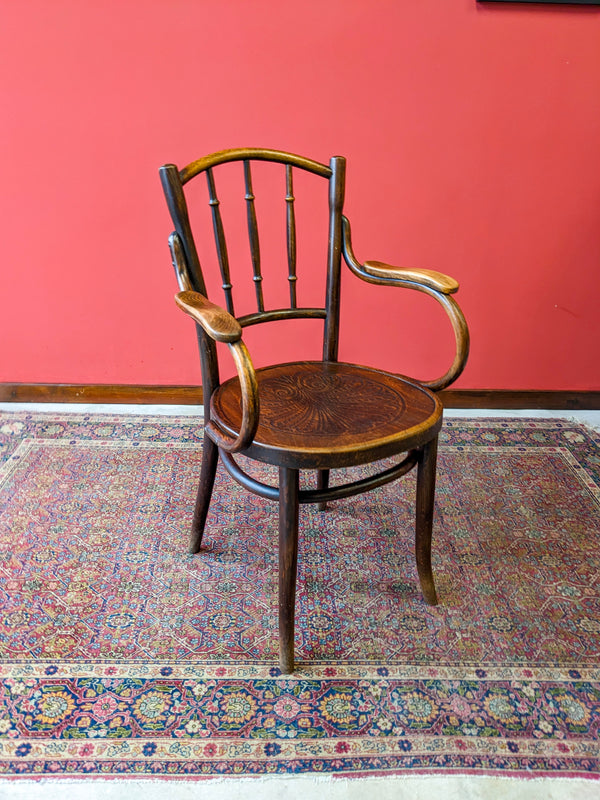 Antique Thonet Bentwood Chair / Armchair Circa 1900