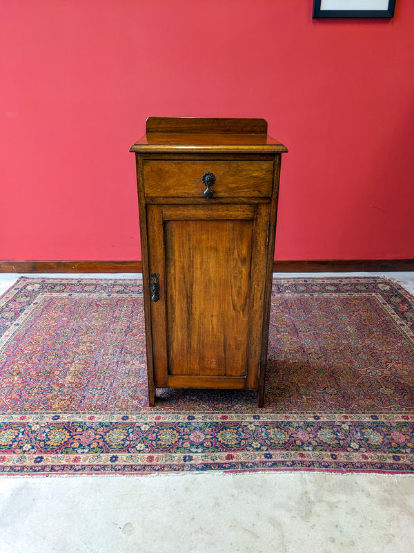 Antique Mahogany Pot Cupboard / Bedside with Drawer Circa 1900