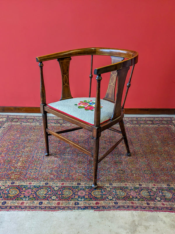 edwardian mahogany chair