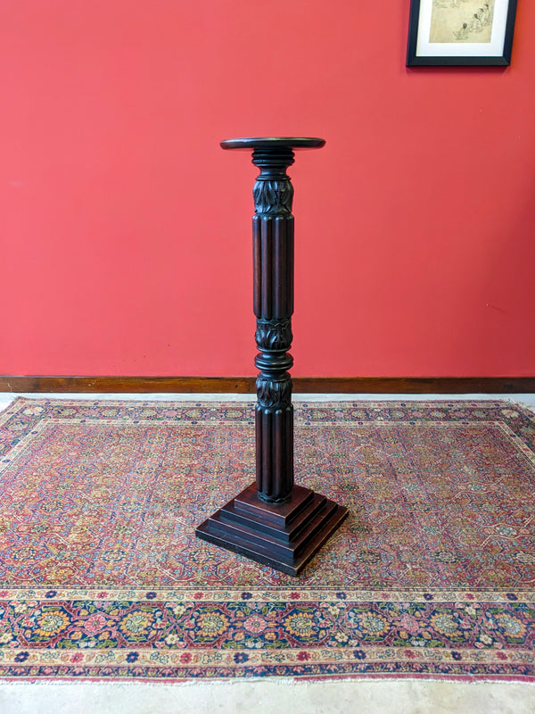 Antique Mahogany Torchère / Plant Stand / Pot Stand