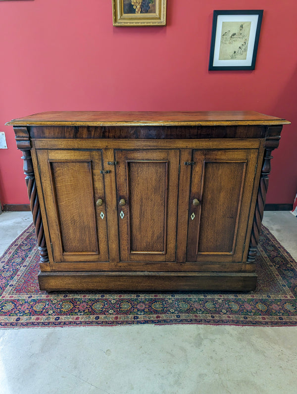 Antique George II Oak Cupboard / Sideboard Circa 1750