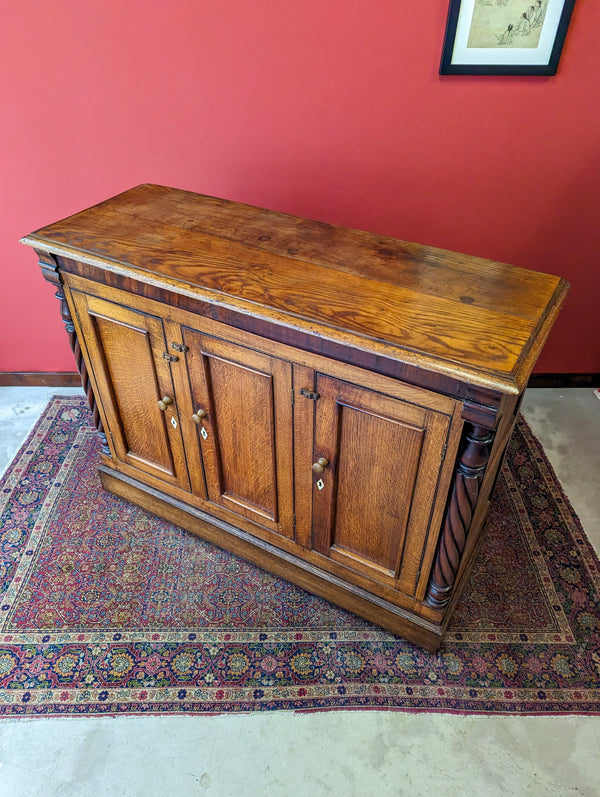 Antique George II Oak Cupboard / Sideboard Circa 1750