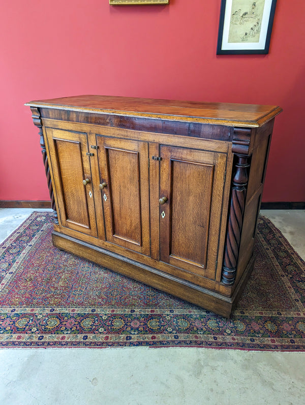 Antique George II Oak Cupboard / Sideboard Circa 1750