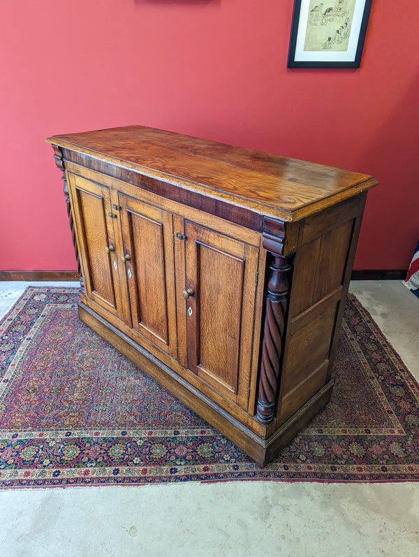 Antique George II Oak Cupboard / Sideboard Circa 1750