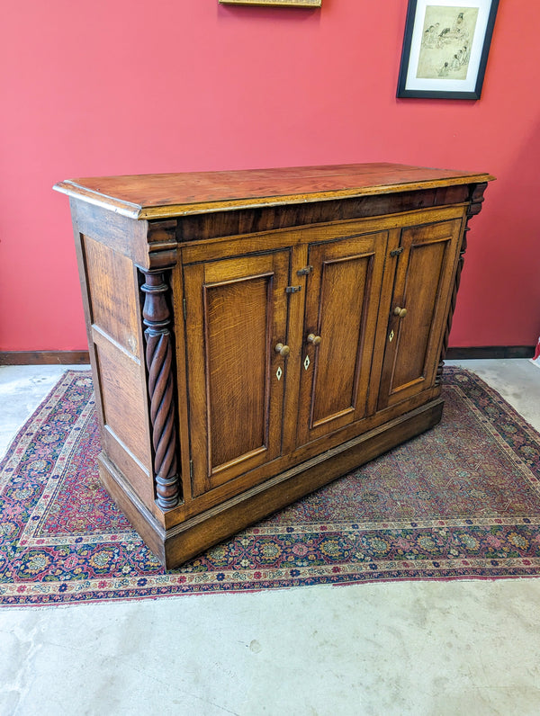 Antique George II Oak Cupboard / Sideboard Circa 1750