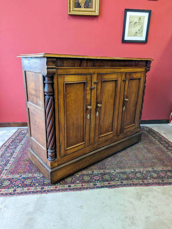 Antique George II Oak Cupboard / Sideboard Circa 1750