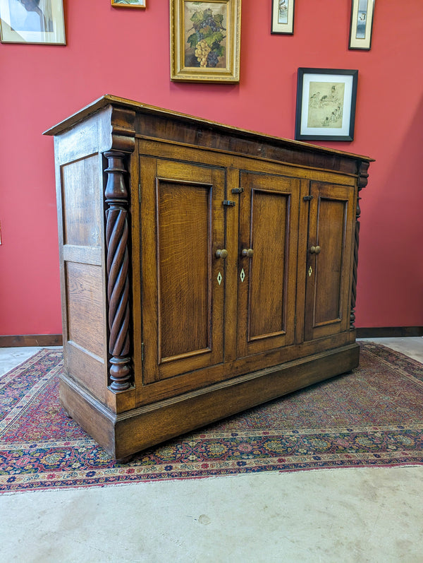 Antique George II Oak Cupboard / Sideboard Circa 1750