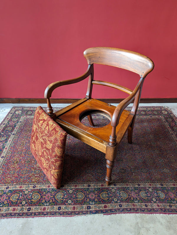 Antique Regency Period Mahogany Armchair / Elbow Chair / Desk Chair