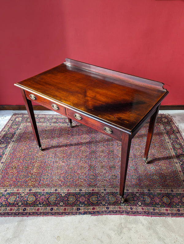 Antique Mahogany Writing Table / Hall Table / Desk