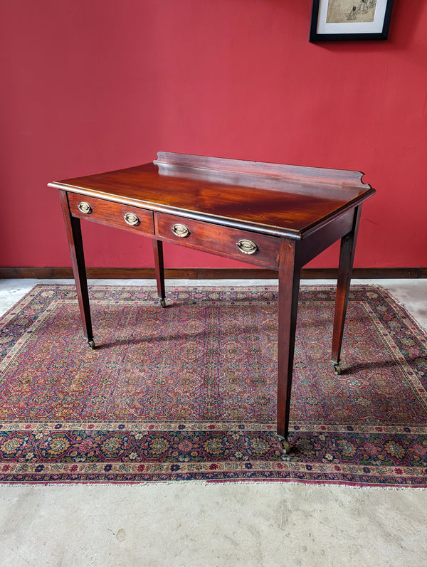 Antique Mahogany Writing Table / Hall Table / Desk