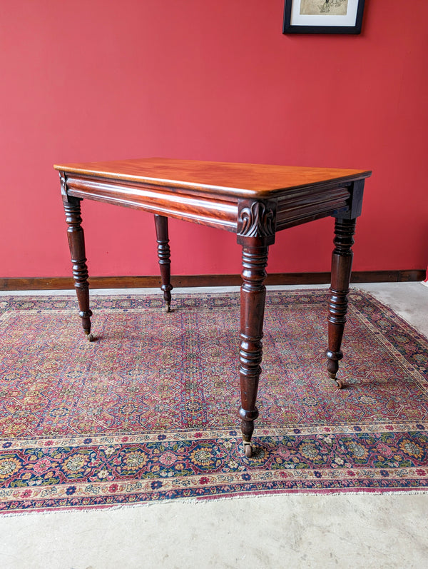 Antique Victorian Mahogany Pier Table / Console Table