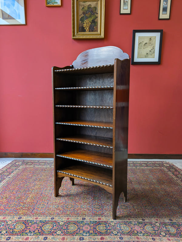 Antique Mahogany Waring & Gillow Freestanding Open Shelves