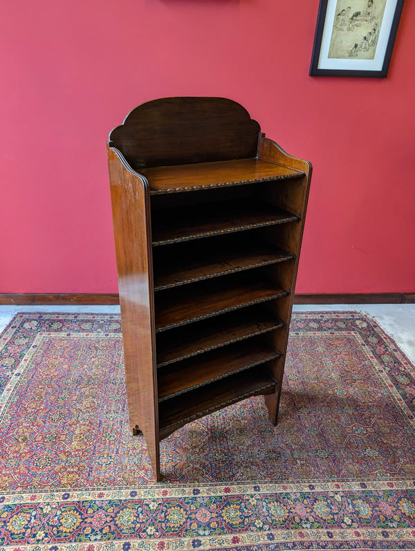 Antique Mahogany Waring & Gillow Freestanding Open Shelves