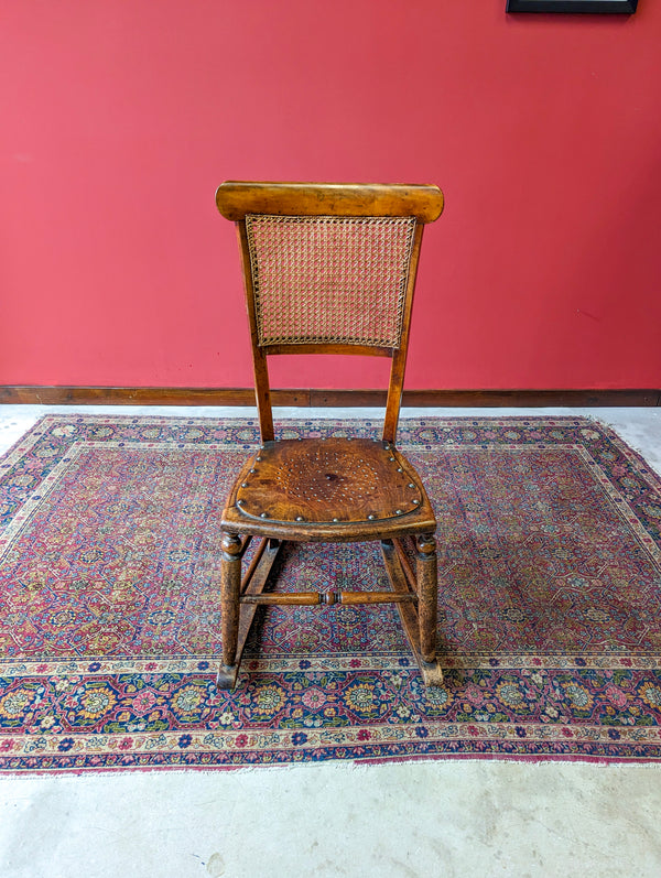 Antique 19th Century Elm Rocking Chair