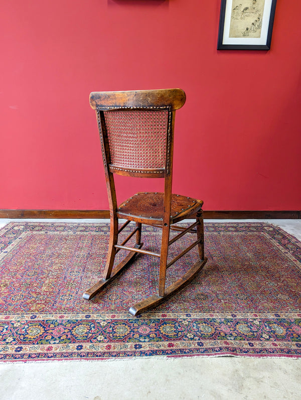 Antique 19th Century Elm Rocking Chair