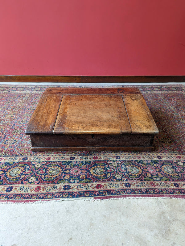 Antique 19th Century Pine Table Top Writing Slope Box