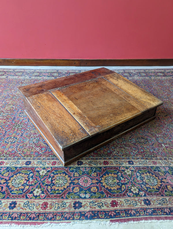 Antique 19th Century Pine Table Top Writing Slope Box