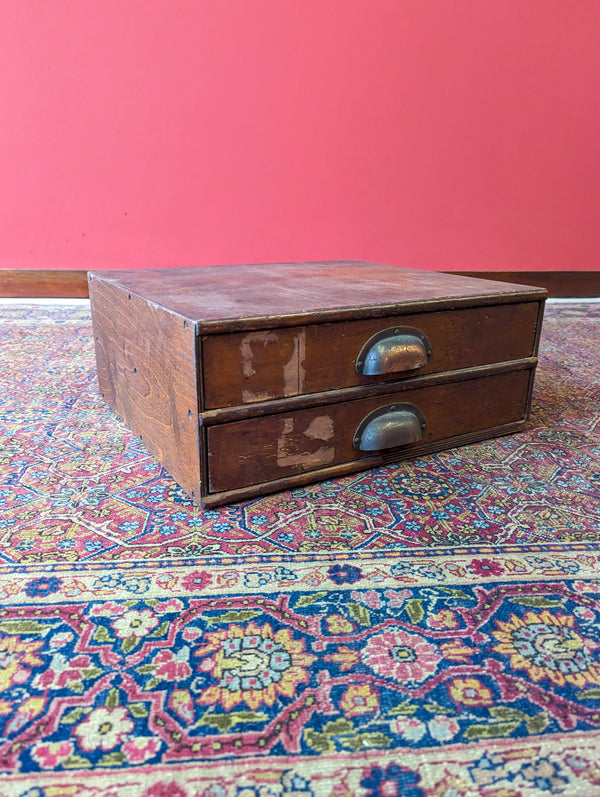 Antique Small Bank of Haberdashery Drawers