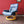 Load image into Gallery viewer, Mid Century Blue Leather Ekornes Stressless Recliner Armchair &amp; Footstool

