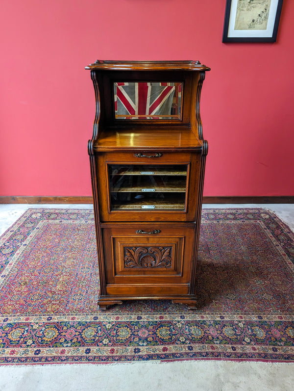 Antique 19th Century Mahogany Music Cabinet