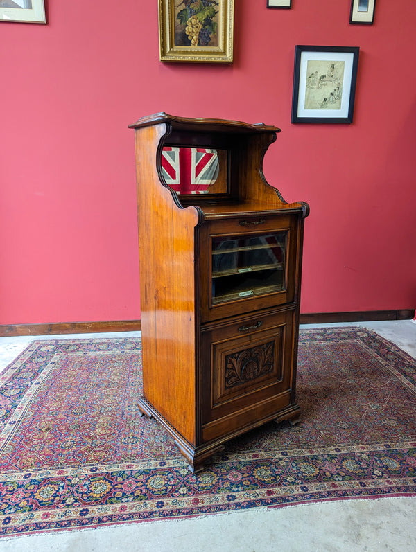 Antique 19th Century Mahogany Music Cabinet